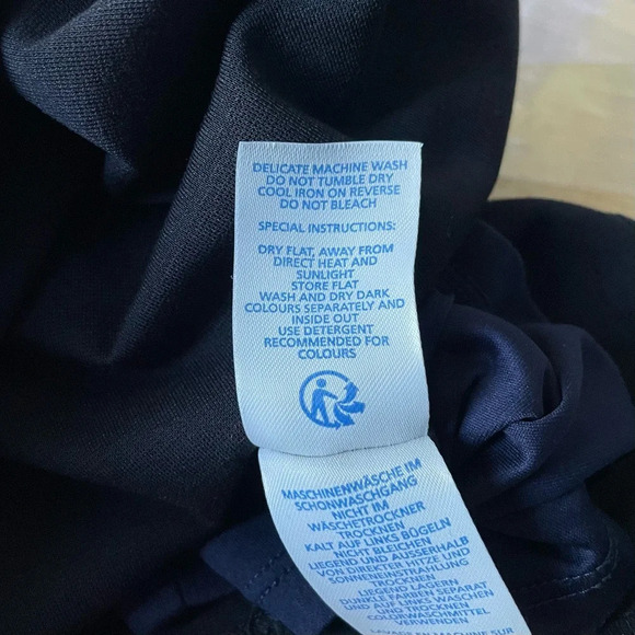 Boden Lavinia Ponte Knit Dress Black Bell Sleeves - 29266 - Picture 14 of 15